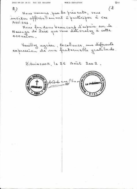 Crise casamançaise: Le RDS exhorte le Président Macky Sall à la vigilance, face l’activisme sulfureux… ! Crise casamançaise: Le RDS exhorte le Président Macky Sall à la vigilance, face l’activisme sulfureux… !