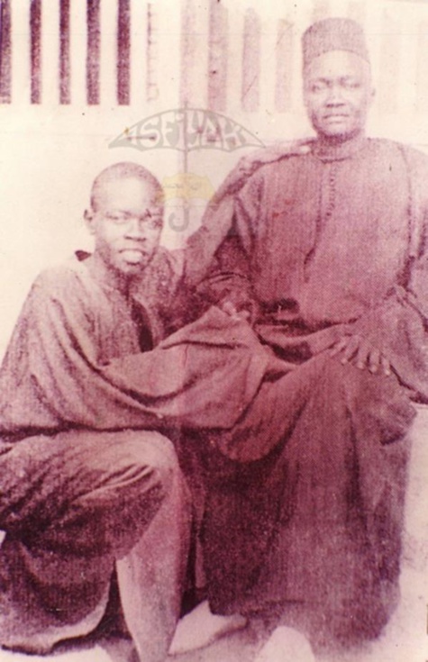 Photo inédite: Serigne Abdoul Aziz Sy Al Amine en compagnie de Serigne Mansour Sy «Borom Daradji"