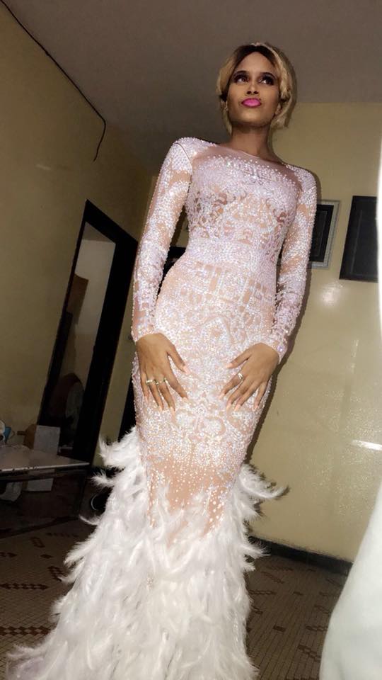 Marie Louise Diaw, dans sa sublime robe pour fêter son anniversaire 