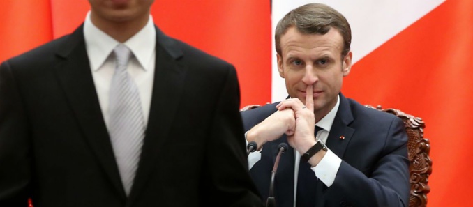 PHOTO – Décou­vrez le prix de la montre d'Emma­nuel Macron