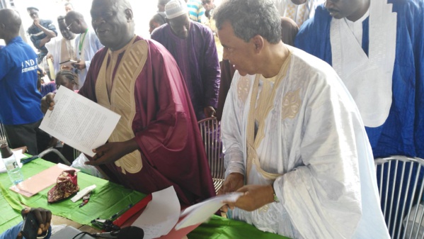 Amadou Bakhaw Diaw et son cousin mauritanien Brahim Ould Leibib Emir du Trarza