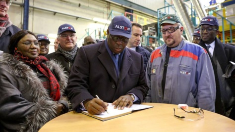 Photos archives : Macky Sall à Alstom