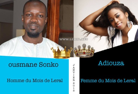 Ousmane Sonko et Adiouza : Homme et Femme LERAL.NET du mois de janvier 2018 