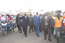 Cinquantenaire du Sénégal : GBAGBO ÉTAIT À L’INAUGURATION DU MONUMENT DE LA "RENAISSANCE AFRICAINE"