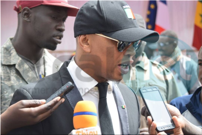 Visite des présidents Macron et Sall à Saint-Louis: Elh. Ousseynou Diouf présent à la place Faidherbe