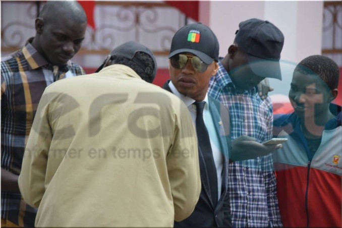 Visite des présidents Macron et Sall à Saint-Louis: Elh. Ousseynou Diouf présent à la place Faidherbe