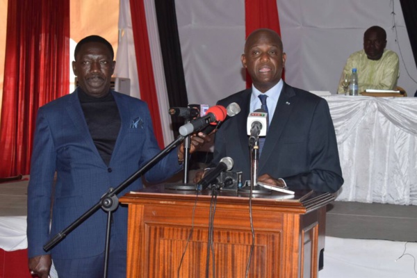 Présentation de vœux – le ministre de l’hydraulique satisfait de son personnel