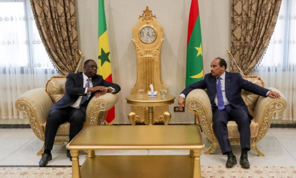 Les images de l'arrivée de Macky Sall à Nouakchott