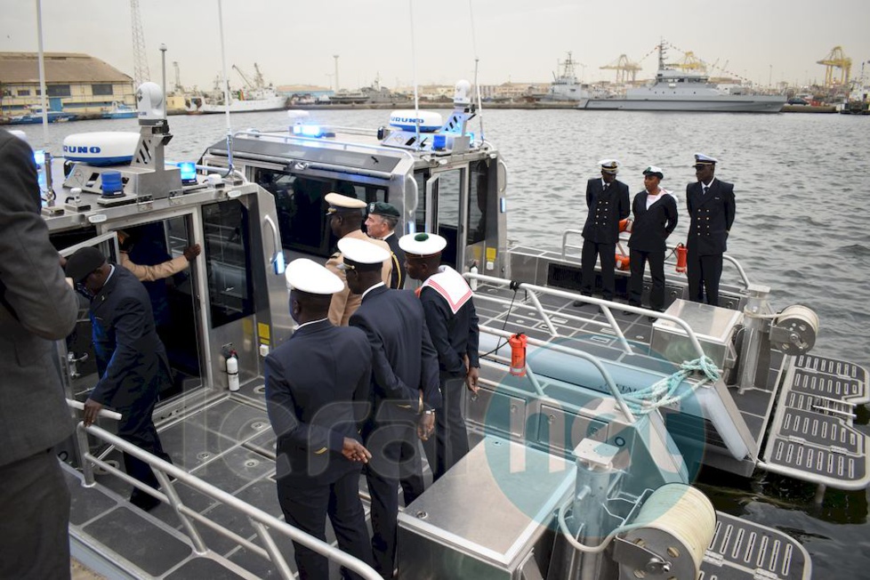 La remise de deux bateaux de patrouille à la marine nationale sénégalaise par l’United States Africa