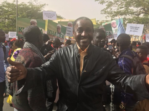 Arrêt sur image: Le journaliste Adama Gaye à la marche de l'opposition