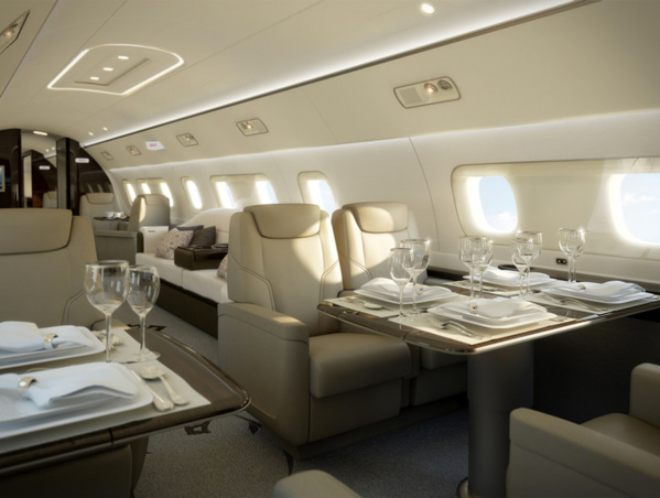 Photos - Visite de l'intérieur d'un jet privé à 53 millions de dollars US !