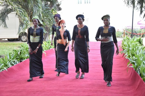 Photos: Admirez la beaute des hôtesses du dîner offert par Marième Faye Sall, Première dame du Senegal 