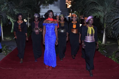 Photos: Admirez la beaute des hôtesses du dîner offert par Marième Faye Sall, Première dame du Senegal 