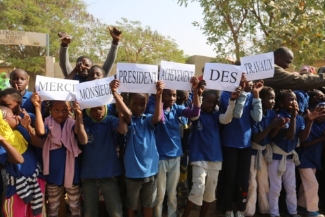 Macky Sall à Popenguine Macky Sall à Popenguine