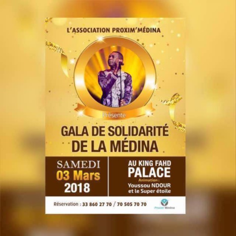 Gala de la Solidarité Médina le 03 mars 2018 au King Fahd Palace