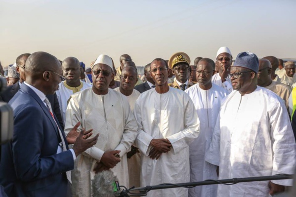 Macky Sall a inauguré la route Keur Waly Ndiaye-Fatick-Sokone pour un coût de 11, 3 milliards F CFA