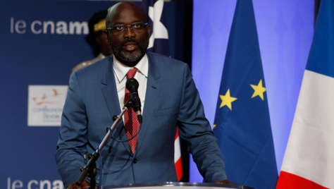 George Weah aux étudiants français: «L'éducation est la clé»