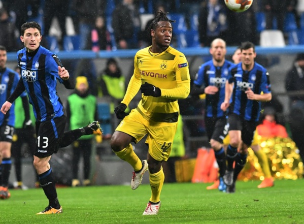 Dortmund: Batshuayi dénonce des cris racistes à l’Atalanta