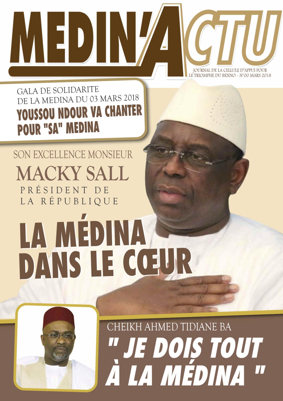 Cheikh Ahmeth Tidiane Ba : Je dois tout à la Médina ( Medin'Actu )