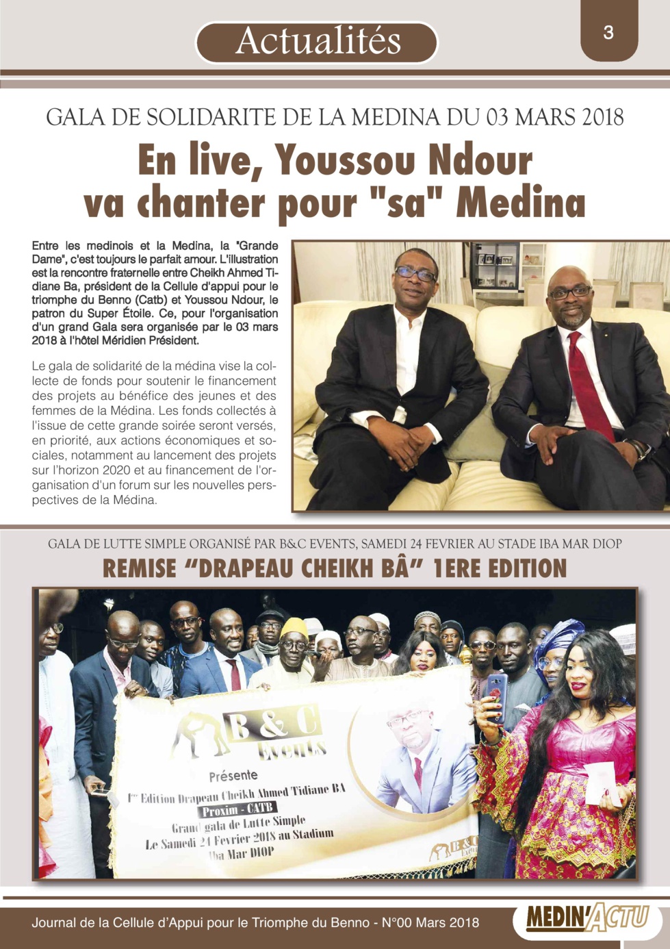 Cheikh Ahmeth Tidiane Ba : Je dois tout à la Médina ( Medin'Actu )