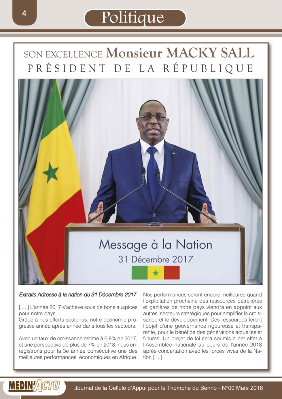 Cheikh Ahmeth Tidiane Ba : Je dois tout à la Médina ( Medin'Actu )