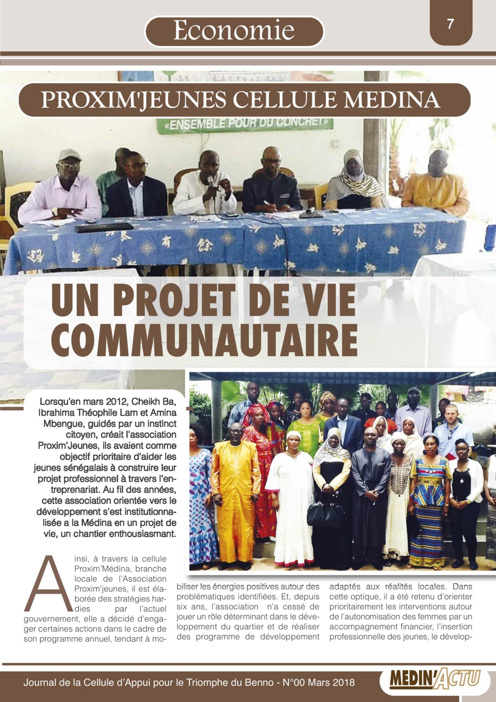 Cheikh Ahmeth Tidiane Ba : Je dois tout à la Médina ( Medin'Actu )