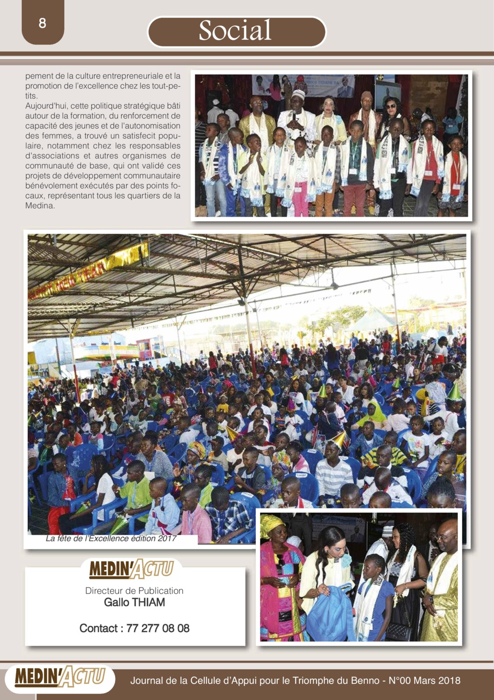 Cheikh Ahmeth Tidiane Ba : Je dois tout à la Médina ( Medin'Actu )