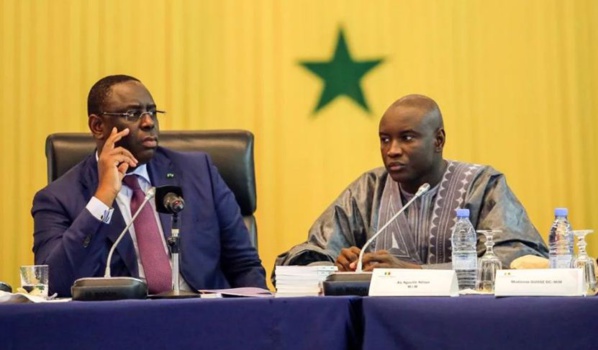 Macky Sall félicite Aly Ngouille Ndiaye