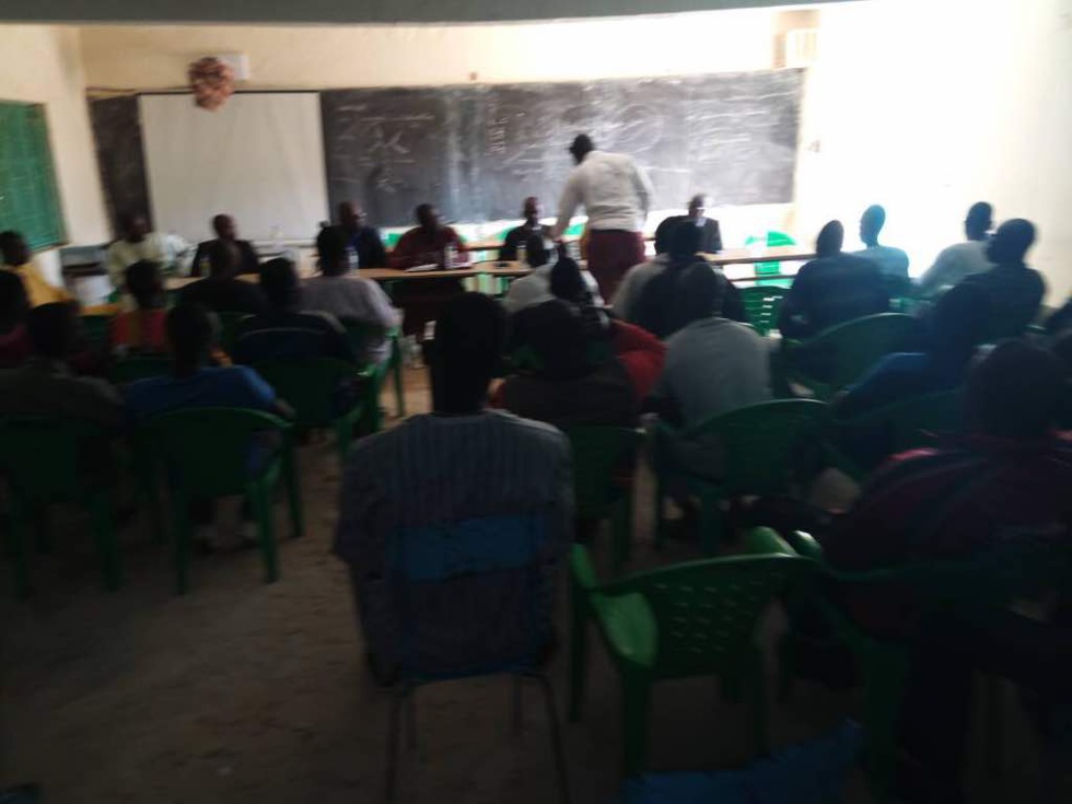 Photos : Ahmed Aïdara à l'Assemblée Générale des taximans de Guédiawaye