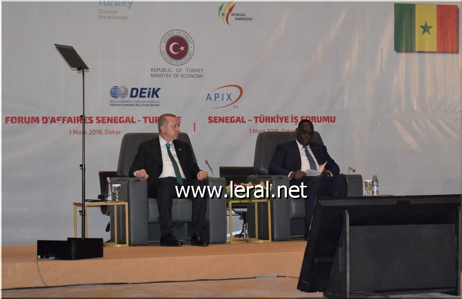 Photos : le Forum économique sénégalo-turc au CICAD avec les Chefs d'Etat, Macky Sall et Recep Tayyip Erdoğan
