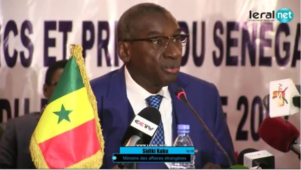 Sidiki Kaba considère la sortie du ministre gambien Hamath Bâ, d’«épiphénomène » et de « détail »
