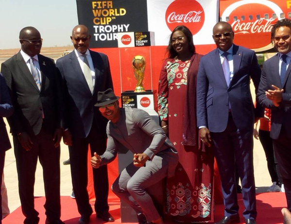 ​Le Trophée de la Coupe du Monde de football est arrivé au pays de la Téranga