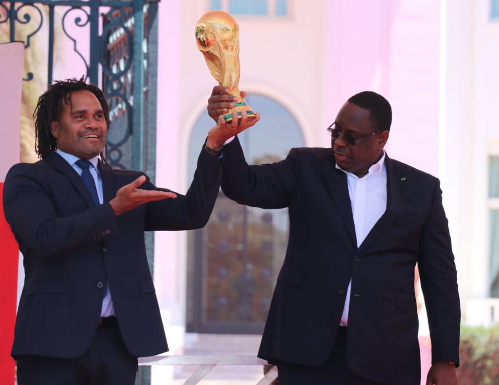 La cérémonie de l’accueil du trophée la Coupe du Monde à Dakar
