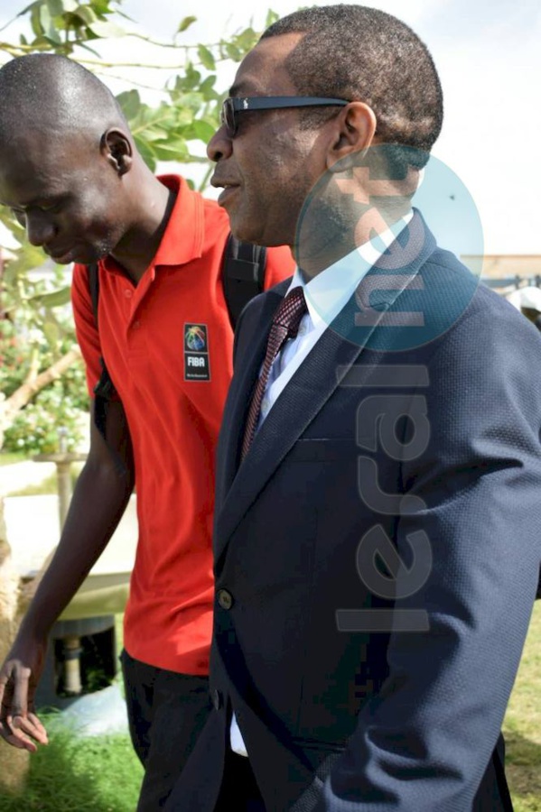 Photos: Youssou Ndour galvanise Génération Foot à Deni Biram Ndao...avant le match contre Horoya AC