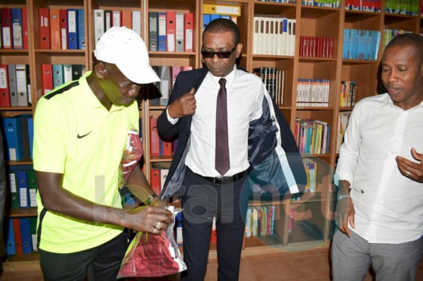 Photos: Youssou Ndour galvanise Génération Foot à Deni Biram Ndao...avant le match contre Horoya AC