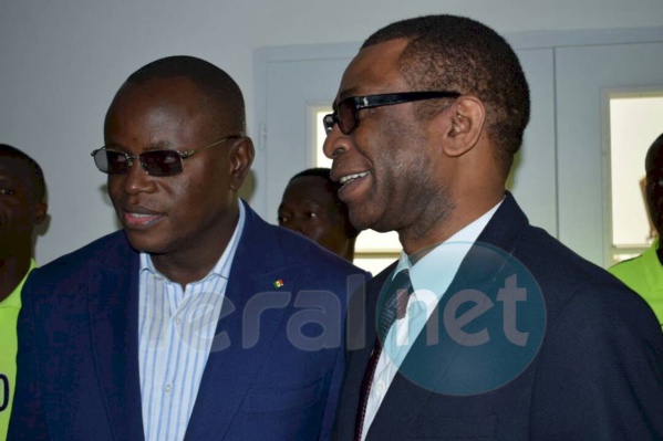 Photos: Youssou Ndour galvanise Génération Foot à Deni Biram Ndao...avant le match contre Horoya AC