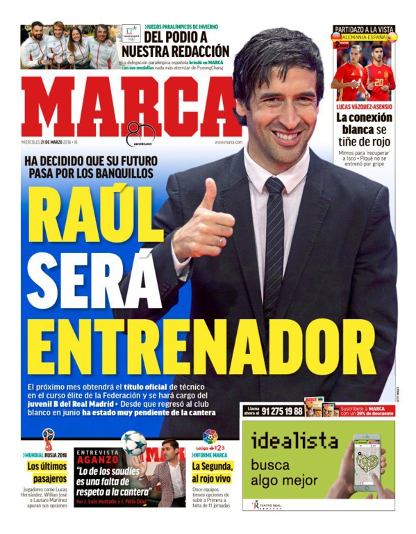 Raul sera entraîneur