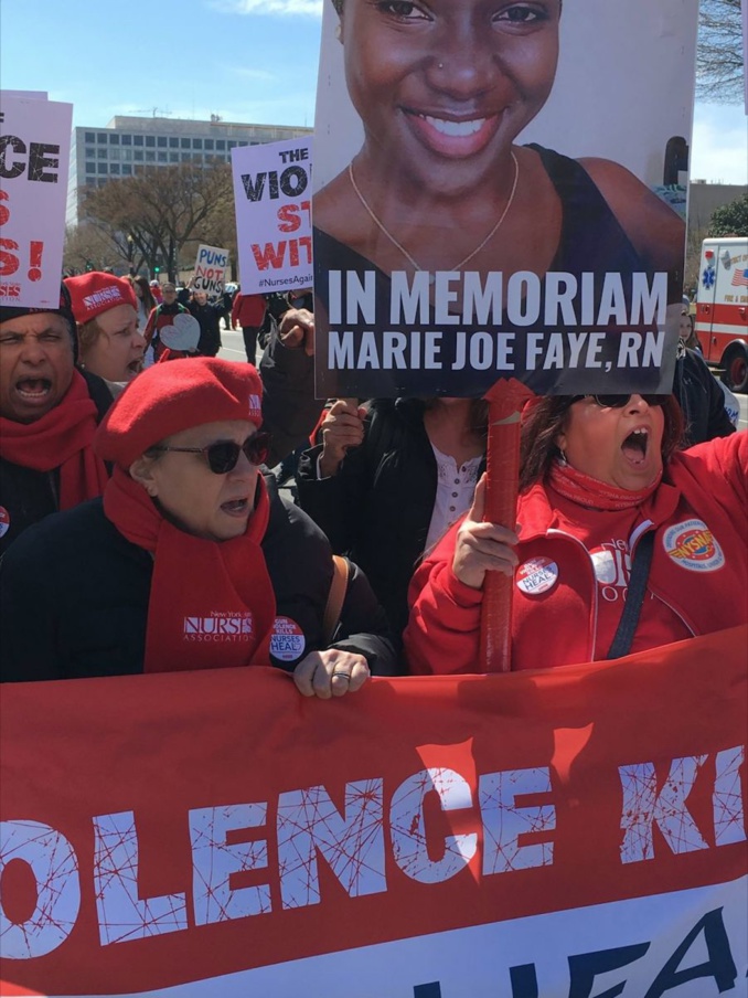 Meurtre de la Sénégalaise Marie Joe Faye dans le Bronx : Les infirmières de New-York battent le macadam