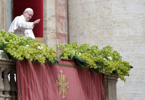 Dans son message de Pâques, le pape François appelle à la « réconciliation en Terre sainte »