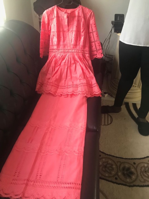 Diouma Séne de Mandel Couture vend ses habits en Europe 