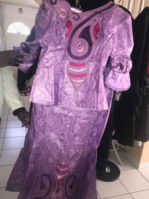 Diouma Séne de Mandel Couture vend ses habits en Europe 