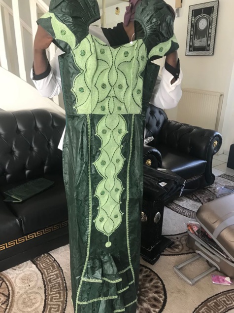 Diouma Séne de Mandel Couture vend ses habits en Europe 