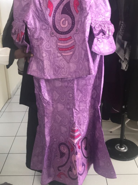 Diouma Séne de Mandel Couture vend ses habits en Europe 