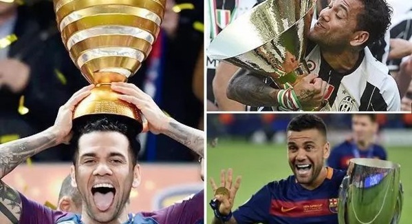 Football : Dani Alves devient le joueur le plus titré de l’histoire (photo)
