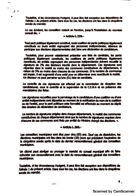 Projet de loi portant modification du Code électoral : l'article 57 pour "éliminer" Karim Wade, la pomme de discorde