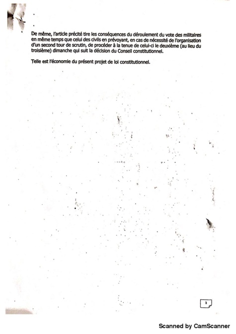 Le projet de loi portant révision de la Constitution à l'issue du Conseil des ministres du 19 mars 2018