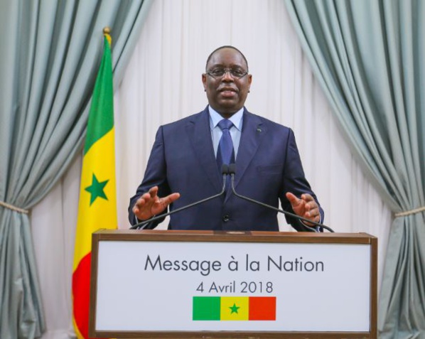 Intégralité du message à la Nation du Président Macky Sall à l'occasion de la fête de l'indépendance