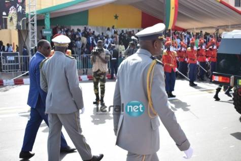 Fête de l'indépendance: Arrivée du Président de la République, Macky Sall 