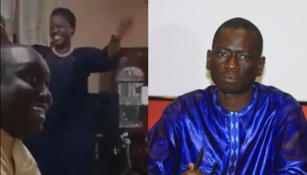 A gauche: Yaye Fatou Diagne et Aliou Sall (capture d'écran) A gauche: Yaye Fatou Diagne et Aliou Sall (capture d'écran)