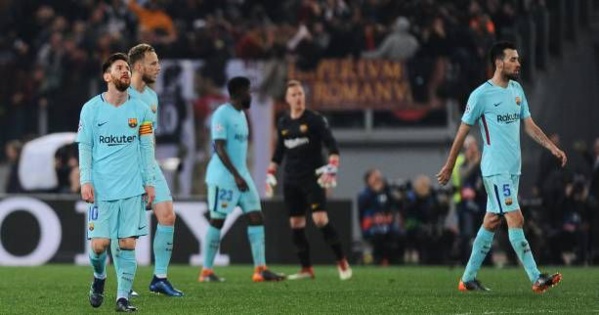Plus qu’un séisme : Le Barça tombe de loin, la Roma passe en demi-finale
